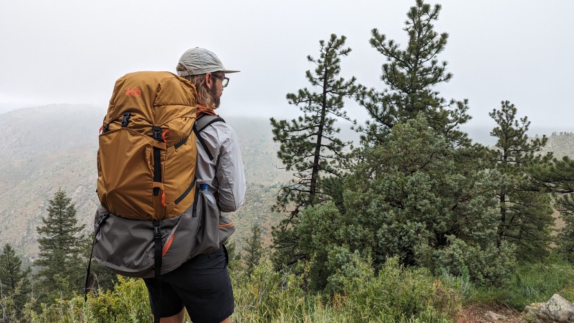 with nothing but a pack on your back and a trail in front of you...