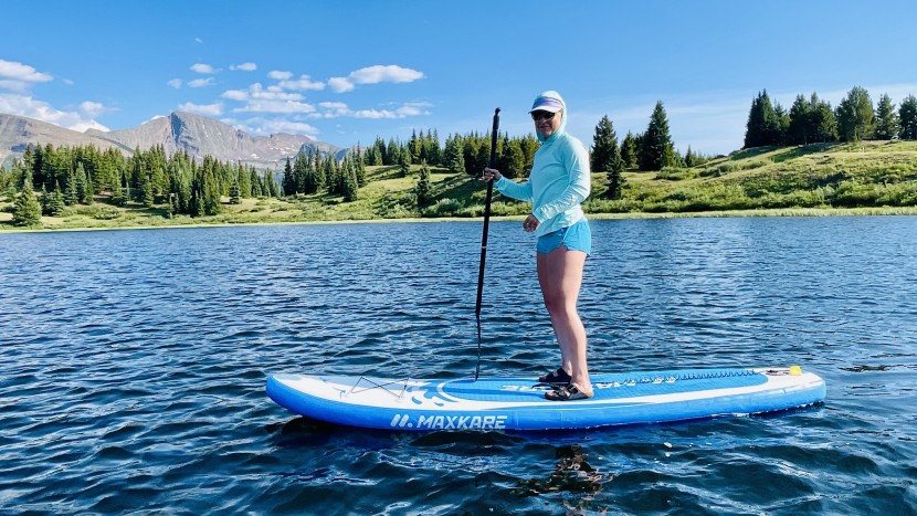 stand up paddleboarding in colorado.